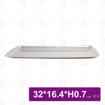 懷舊長型鐵盤 大