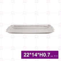 懷舊長型鐵盤 小