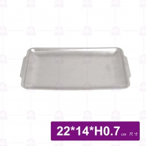 懷舊長型鐵盤 小