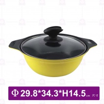 佐好味IH湯鍋附蓋-28cm