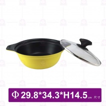 佐好味IH湯鍋附蓋-28cm