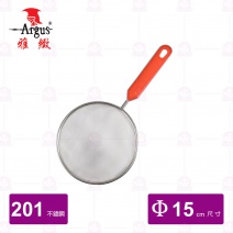 【雅緻Argus】#201 紅柄濾網 5吋 細孔Φ15cm