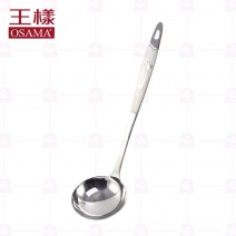 王樣 J-493 百合中湯杓 杓口徑7cm 柄長21cm
