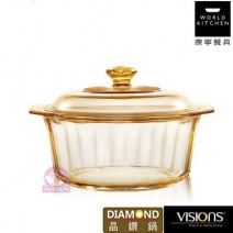【美國康寧 Visions】Diamond晶鑽鍋 4.1L