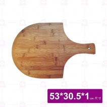 【菊川本味】竹PIZZA板-扇形(大)53x30.5x1cm
