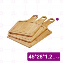 【菊川本味】竹PIZZA板-方45x28x1.2cm
