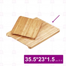 【菊川本味】平面竹端盤 35.5x23x1.5cm
