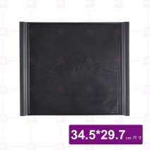 YM-0745 皇品自助餐盤(小) 黑色  34.5x29.7cm