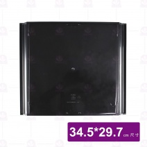 YM-0745 皇品自助餐盤(小) 黑色  34.5x29.7cm