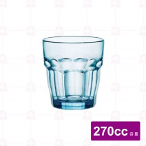【Bormioli Rocco】Rock Bar 強化杯/藍 270ml (6入/盒