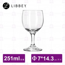 【Libbey】L3764 高腳酒杯 251cc (24入/盒)