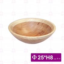 【菊川本味】竹沙拉碗(雙色)25xH8cm