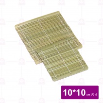 【菊川本味】方形青皮竹墊(細邊) 10x10cm