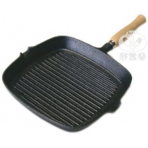 原木柄線條烤盤 23*23cm