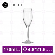 【Libbey】L3096 笛型酒杯 170cc (12入/盒)
