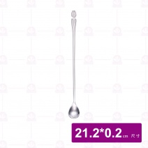 BS-776鬱金香冰茶匙 IMP 21.2x0.2cm (12入/盒)