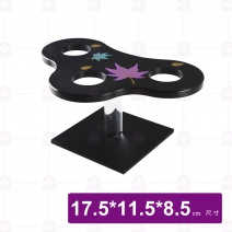 三孔手捲架 RL   黑