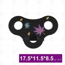 三孔手捲架 RL   黑