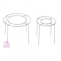 【三能】蛋糕叉(電鍍) Φ18.8*H14.5cm