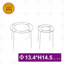 【三能】SN4192蛋糕叉(電鍍)-Φ13.4cm