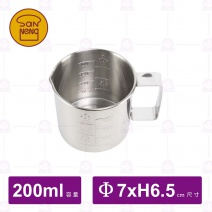 【三能】SN4715不鏽鋼量杯/刻度/量杯200cc