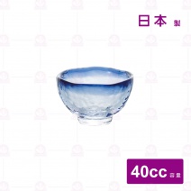 【日本津輕】DF-49096藍色耐熱清酒杯  50cc(3入/盒)