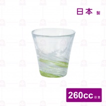 【日本ADERIA】DF-49671手作綠水渦燒酌杯 260cc