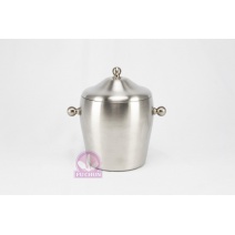 鼓型砂光 雙耳雙層冰桶 1L