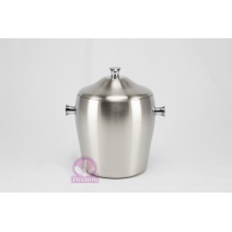 鼓型砂光 雙耳雙層冰桶 2L