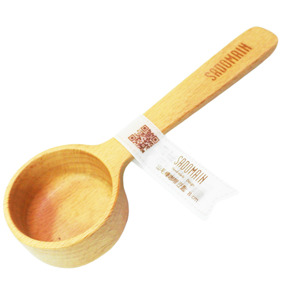 【仙德曼 SADOMAIN】山毛櫸咖啡豆匙-12cm