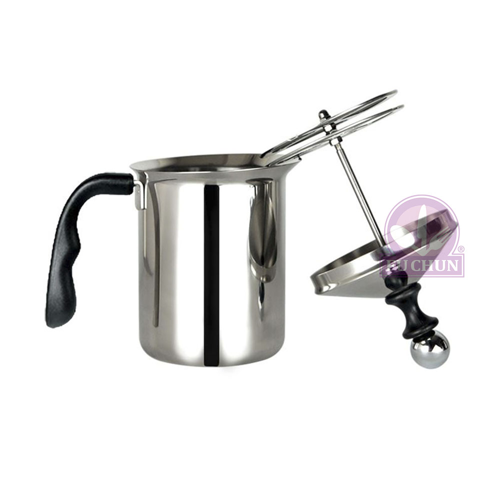 【日本寶馬】雙層奶泡器(電木柄)