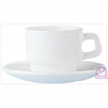 【法國Arcoroc】純白寬邊咖啡杯190cc (1箱48入)