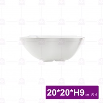 MA17 旋型碗   白