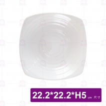 M040 方型螺紋盤  明亮黃 22.2x2.2x5cm