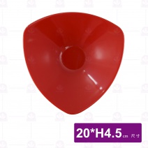 MA107 三角深盤 時尚紅