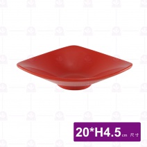 MA107 三角深盤 時尚紅