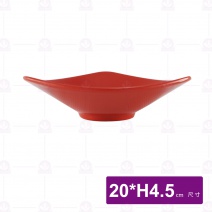 MA107 三角深盤 時尚紅