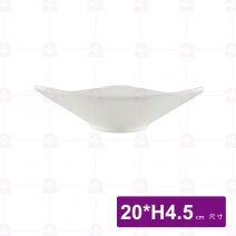 MA108 三角深盤 白