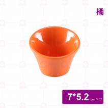 MD02 斜口碟 橘 7x5.2cm