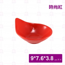 【Efay】K1060 水滴碟-時尚紅  9x7.6x3.8cm