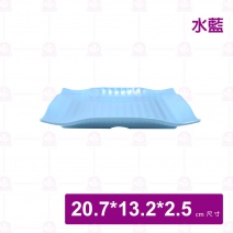 M6024 高角燒物盤 水藍