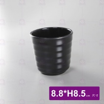 M115 旋風螺紋杯-黑 8.8x8.5cm