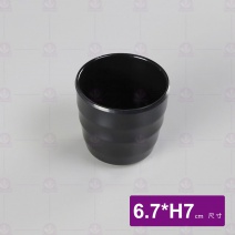 M118 螺紋杯旋風-黑 6.5xH7cm