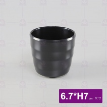 M118 螺紋杯旋風-黑 6.5xH7cm