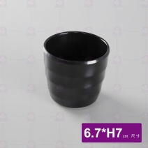 M118 螺紋杯旋風-黑 6.5xH7cm