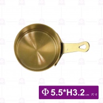 #304帶柄醬料鍋(小)-金色