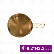 #304帶柄醬料鍋(中)-玫瑰金