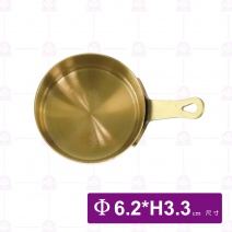 #304帶柄醬料鍋(中)-金色
