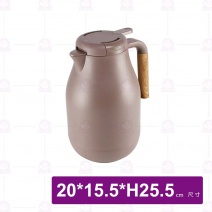朵拉玻璃內膽保溫壺-橄欖棕 1.5L