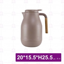 朵拉玻璃內膽保溫壺-橄欖棕 1.5L